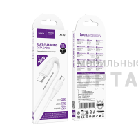 Кабель Type-C to Type-C HOCO X120 Beneficio, 1.0м, 60Вт, PD 60Вт,  белый