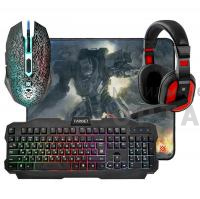 Набор компьютерный Defender Target MKP-350 мышь+клавиатура+гарнитура+ковер (1/10)