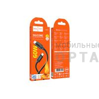 Кабель Type-C to Type-C HOCO X122 Benefit, 1m, 3A, PD 60W,  черный