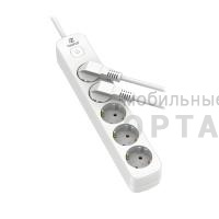 Удлинитель c заземлением FaizFull FU12 2m 3500W, 5EU (с предохранителем)