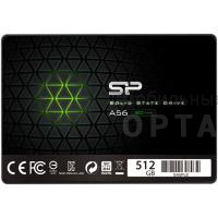 Жесткий диск SSD Silicon Power  512GB  A56, SATA-III, R/W - 560/530 MB/s, 2.5", TLC