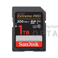 Карта памяти 1 Тб SDXC SanDisk Class 10 Extreme Pro V30 UHS-I U3 (200 Mb/s) Карта памяти 1 Тб SDXC SanDisk Class 10 Extreme Pro V30 UHS-I U3 (200 Mb/s)