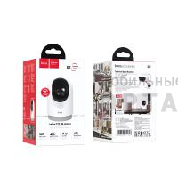 IP-камера HOCO D1, для дома, беспроводная, PTZ HD, 3 Мп, (2304x1296),  белый